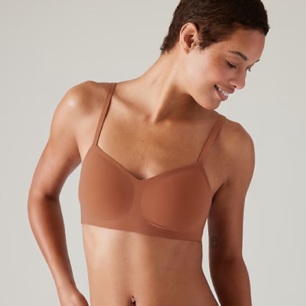 NWT - Athleta Ritual Adjustable Bra A-C in Copper Brown
